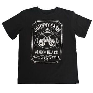 CASH T-Shirt 5T Johnny Cash Man in Black